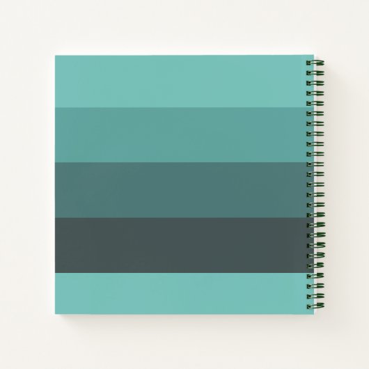 Egel met voetbal Kind Groen Notitieboek (Achterkant)