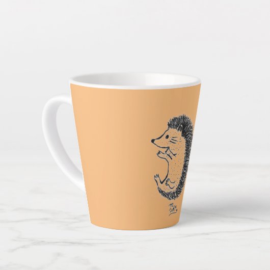 egel-mok latte mok (Linkerhoek)