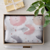 Egel, naadloos patroon tissuepapier (Geschenk)