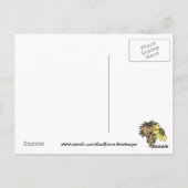 Egel om het even welk doel briefkaart (Achterkant)