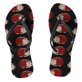 Egel ontwerp teenslippers (Voetbed)