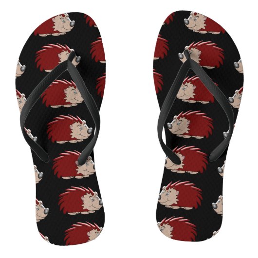 Egel ontwerp teenslippers (Voetbed)