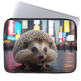 Egel op Times Square Laptop Sleeve