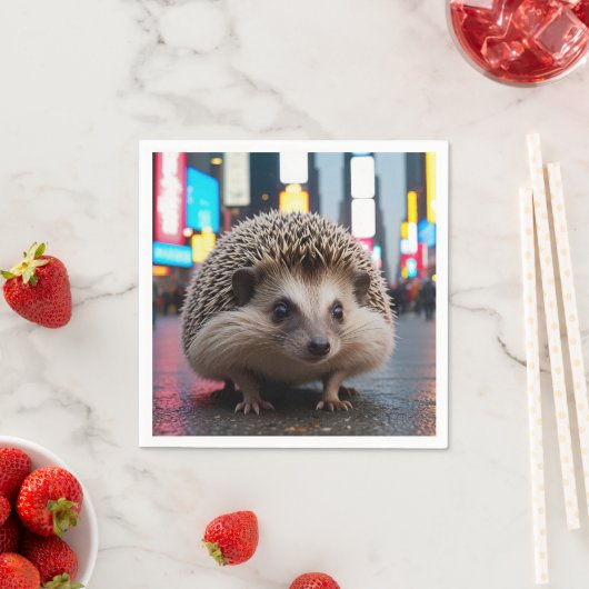 Egel op Times Square Servet (Insitu)