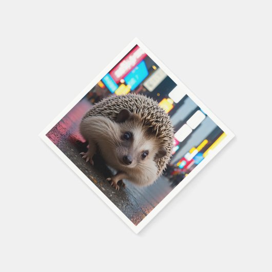 Egel op Times Square Servet (Hoek)