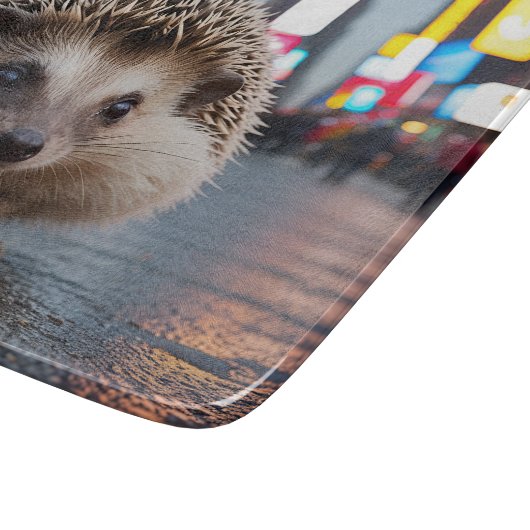 Egel op Times Square Snijplank (Hoek)