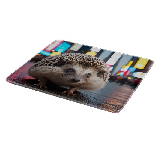 Egel op Times Square Snijplank (Hoek)