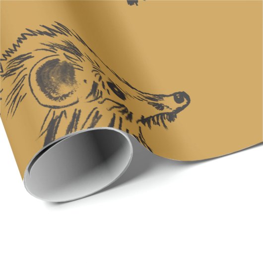 Egel-opvulpapier Cadeaupapier (Rol Hoek)