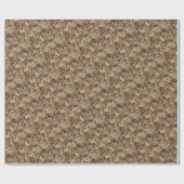 Egel-paddenstoelen Cadeaupapier (Vlak)