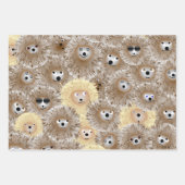 Egel-papierbladen overvullen inpakpapier vel (Voorkant 3)