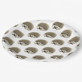 Egel  papieren bordje (Gekanteld)