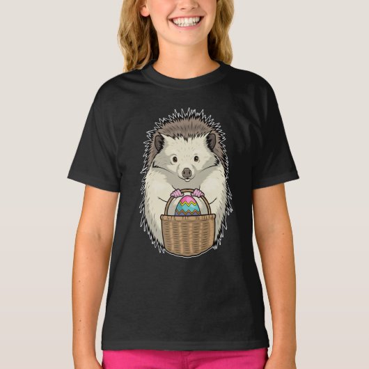 Egel Pasen Paasei Mand T-shirt (Voorkant)