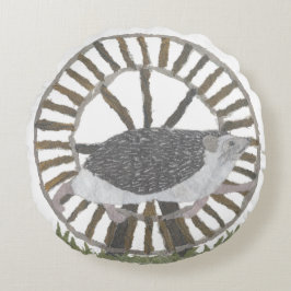 Egel Pillow Rond Kussen