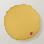 Egel Pillow Rond Kussen (Achterkant)