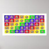 Egel Rainbow Poster (Voorkant)