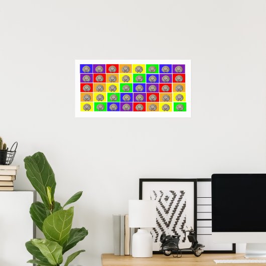 Egel Rainbow Poster (Thuiskantoor)