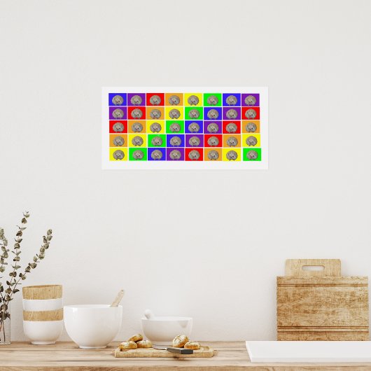 Egel Rainbow Poster (Keuken)