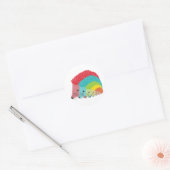 Egel Ronde Sticker (Envelop)