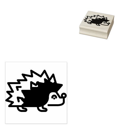 egel rubberstempel (Gestempeld)