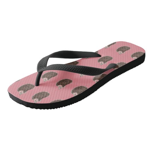 Egel schattig Roze SIRAdesign Teenslippers (Schuin)