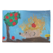 Egel schilderen kussensloop (Achterkant)