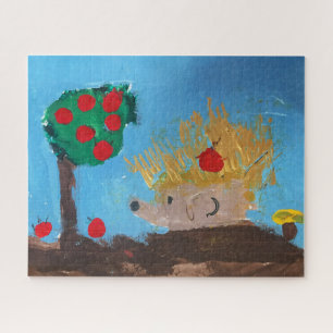 Egel schilderen legpuzzel