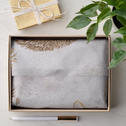 Egel Slak Forest paddenstoel Waterverf Tissuepapier (Geschenk)