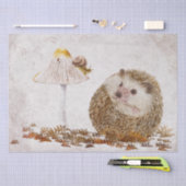 Egel Slak Forest paddenstoel Waterverf Tissuepapier (Craft)