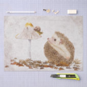 Egel Slak Forest paddenstoel Waterverf Tissuepapier (Craft)