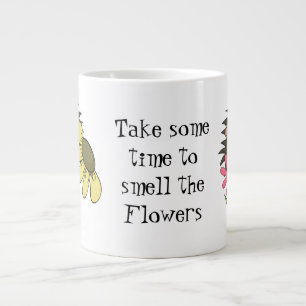 Egel smog de Flowers Jumbo mok