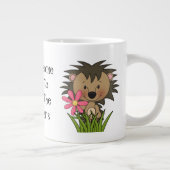 Egel smog de Flowers Jumbo mok (Rechts)