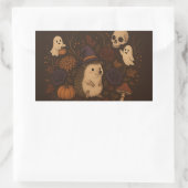 egel spookbos 2 rechthoekige sticker (Tas)