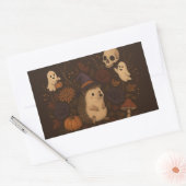 egel spookbos 2 rechthoekige sticker (Envelop)