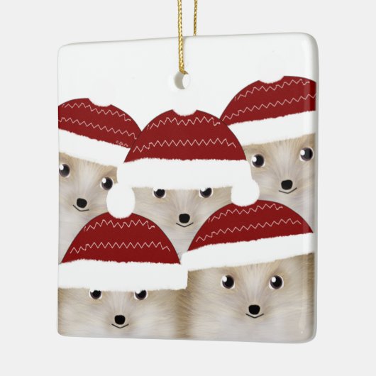 Egel Square Ceramic Ornament (Links)