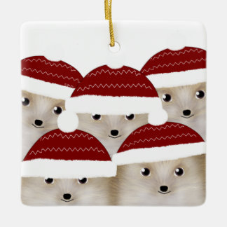Egel Square Ceramic Ornament