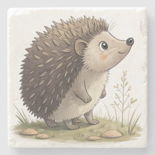 Egel Stenen Onderzetter (Voorkant)