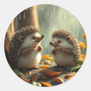 Egel-Stickers Ronde Sticker