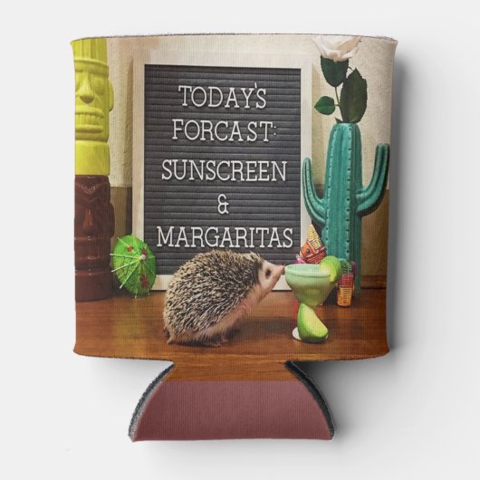 Egel Sunscreen en Margaritas Blikjeskoeler (Voorkant)