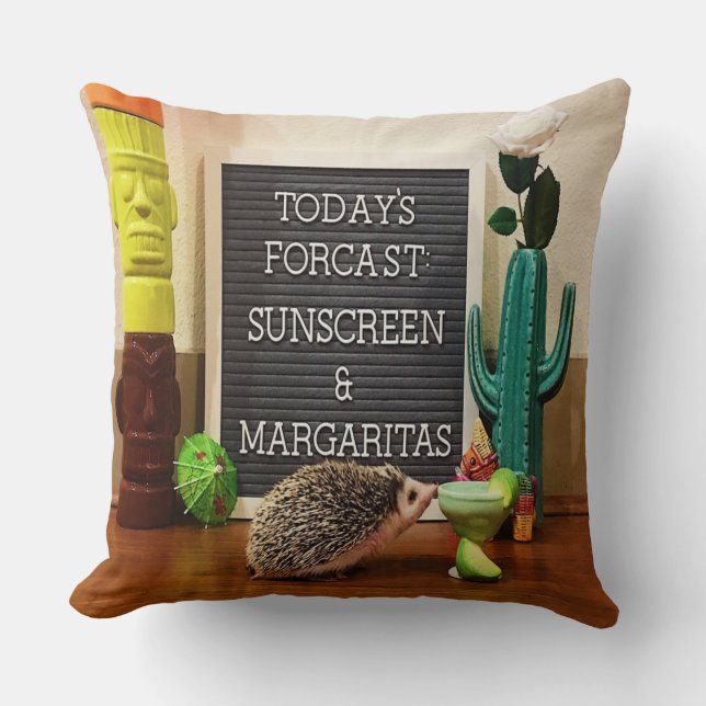 Egel Sunscreen en Margaritas Kussen (Voorkant)