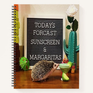 Egel Sunscreen en Margaritas Notitieboek