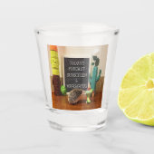 Egel Sunscreen en Margaritas Shot Glas (Voorkant)