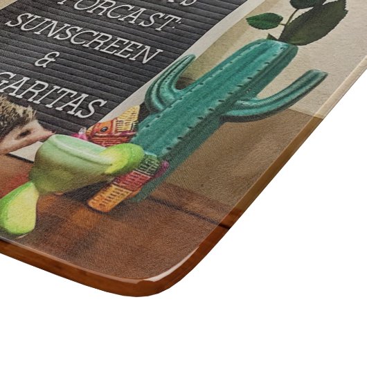 Egel Sunscreen en Margaritas Snijplank (Hoek)