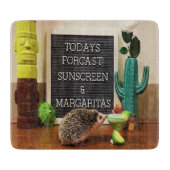 Egel Sunscreen en Margaritas Snijplank (Voorkant)