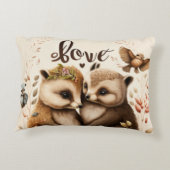 egel uit liefde accent kussen (Achterkant)