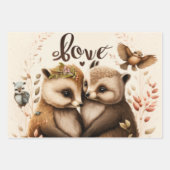 egel uit liefde inpakpapier vel (Voorkant 3)
