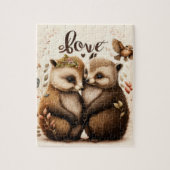 egel uit liefde legpuzzel (Verticaal)