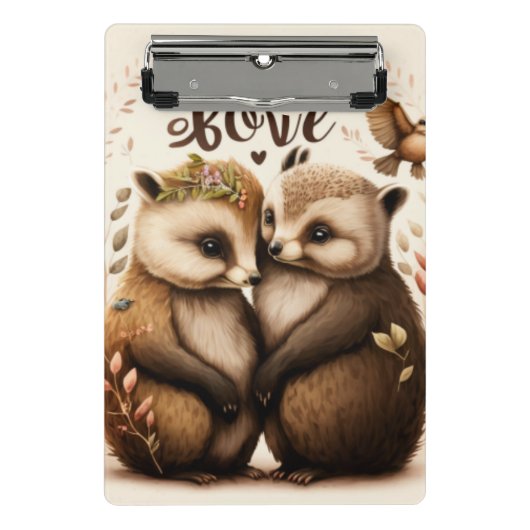 egel uit liefde mini klembord (Voorkant)