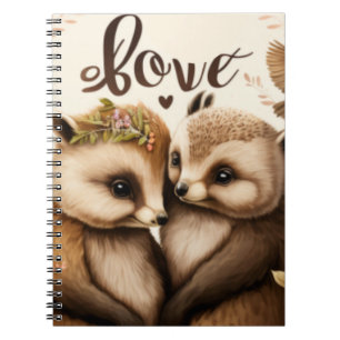 egel uit liefde poster notitieboek