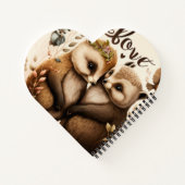 egel uit liefde poster notitieboek (Achterkant)