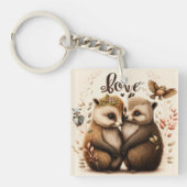 egel uit liefde sleutelhanger (voorkant)